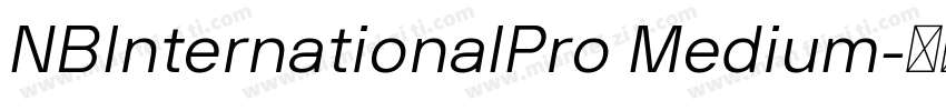 NBInternationalPro Medium字体转换